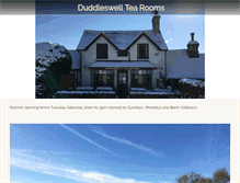 Tablet Screenshot of duddleswelltearooms.co.uk
